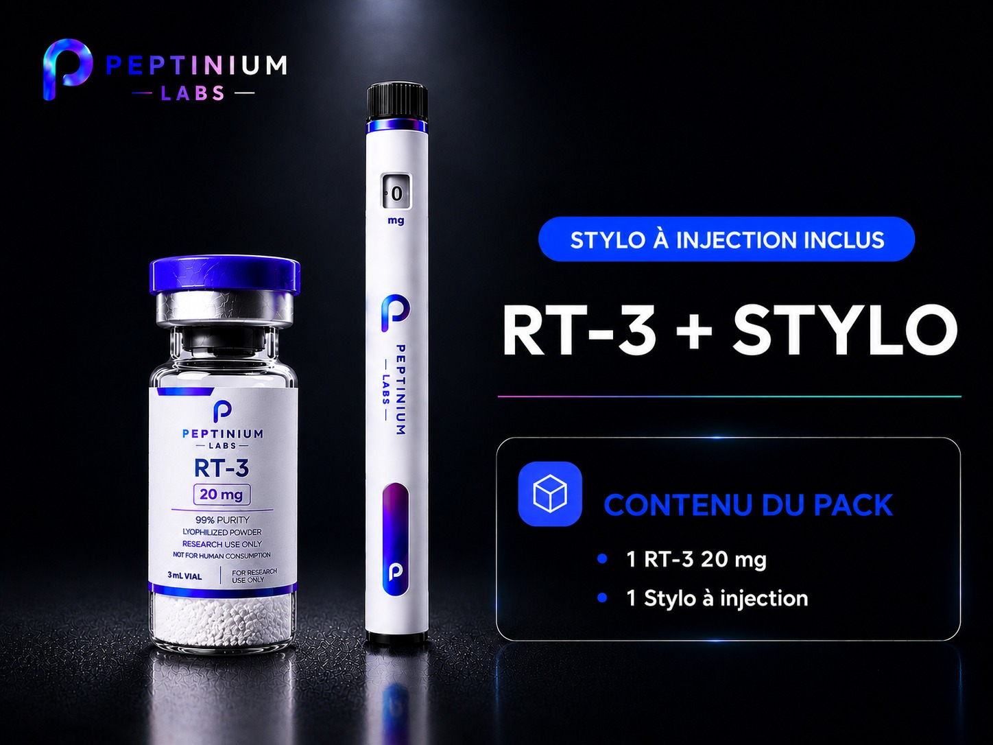 Flacon Pen + RT-3 20 mg — Research Use Only