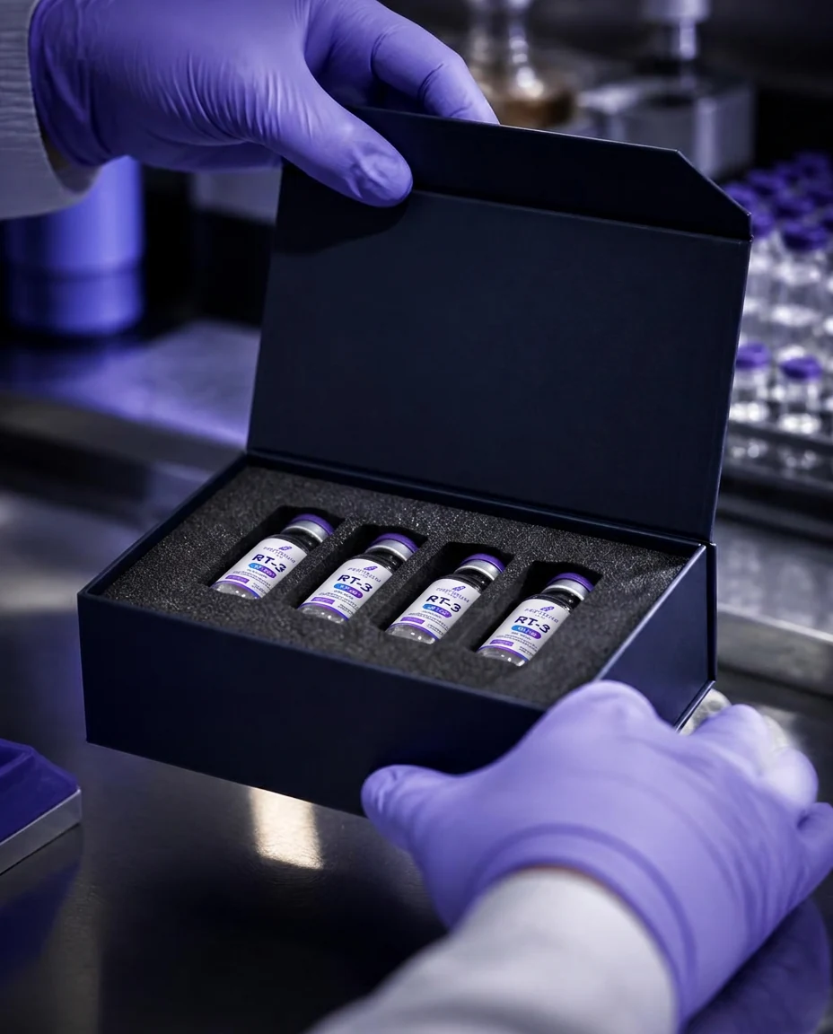 Coulisses Peptinium Labs — Production
