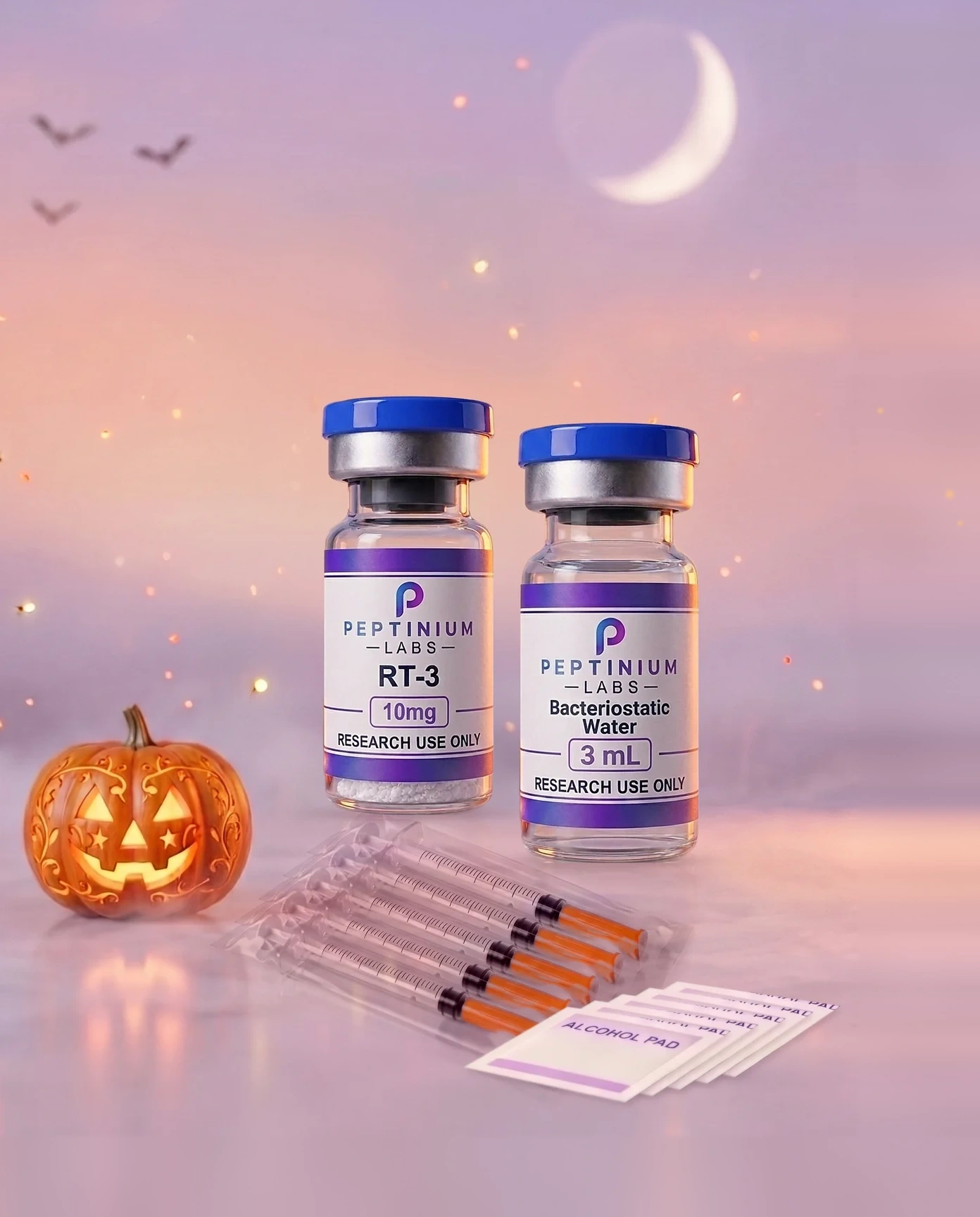 Pack Découverte RT-3 — peptide de recherche (RUO), Peptinium Labs