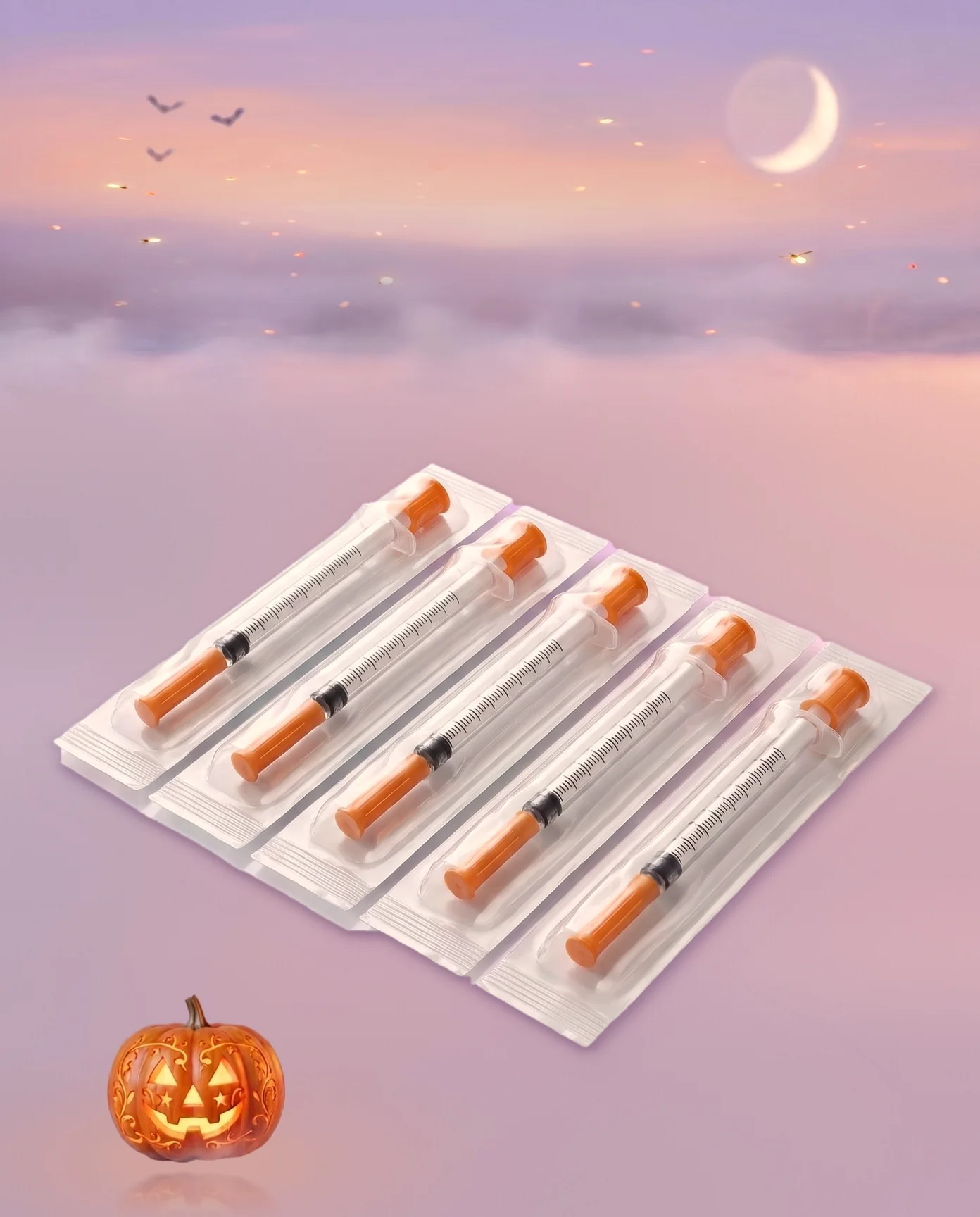 Insulin Syringes 0.5 mL 30G × 8 mm — accessoire de laboratoire Peptinium Labs